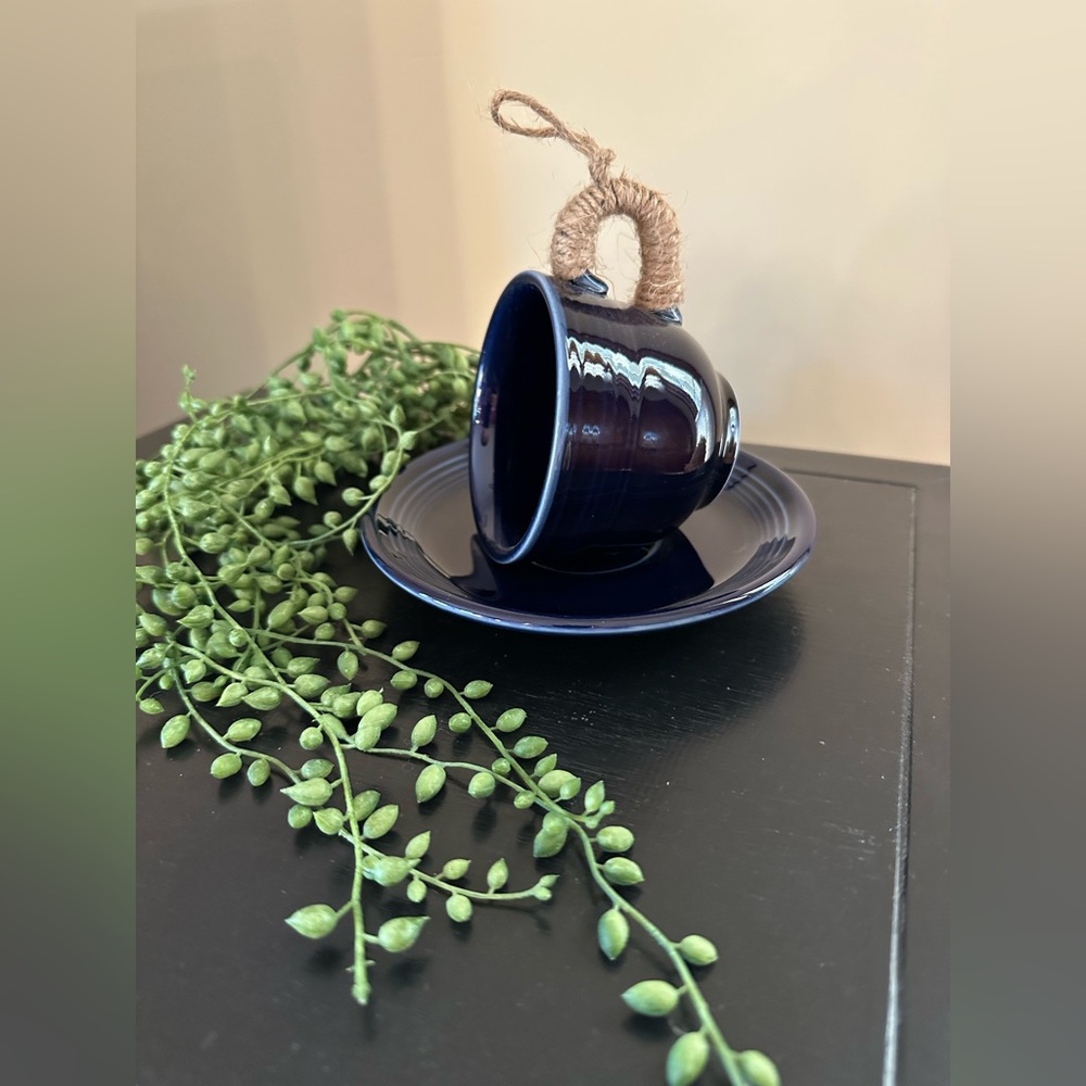 NWOT. Bird feeder, Yard or house. Fiesta ware. Cobalt blue. H…